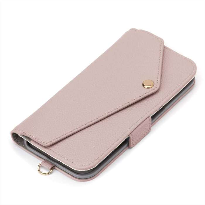 iPhone16Pro iPhone 16 Pro 対応 6.3インチ ダブルフリップカバー ピンク 手帳型 ケース カバー iPhoneケース シンプル PGA PG-24BFP15PK