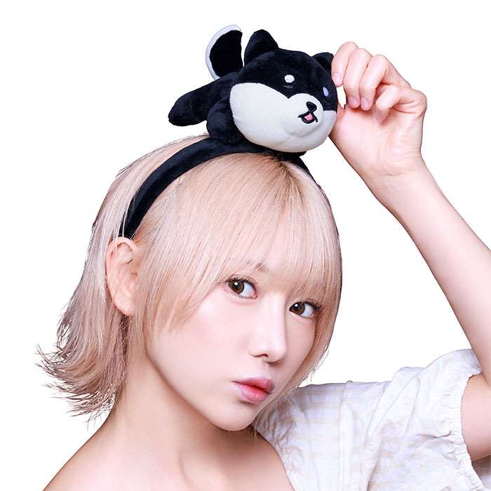 つれてってあにまるず くろしば アニマルカチューシャ マスコット付カチューシャ クリアストーン 4560320910893