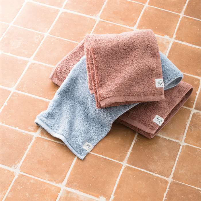 糸屋のタオル ハーフバス・フェイスタオルセット 旭紡績 GP-BGFF-060-BT