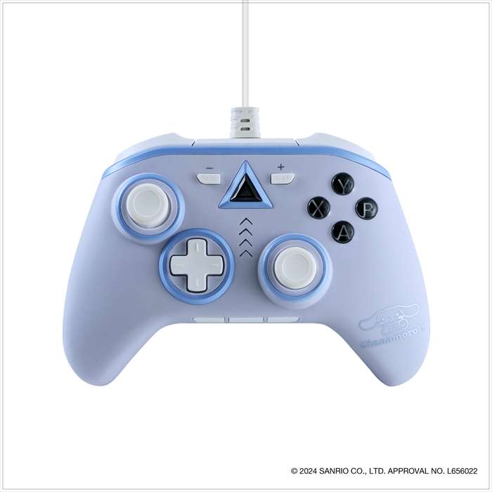 PC用コントローラー サンリオキャラクターズ シナモロール 有線コントローラー PCコントローラー アローン ALG-PCCSCN