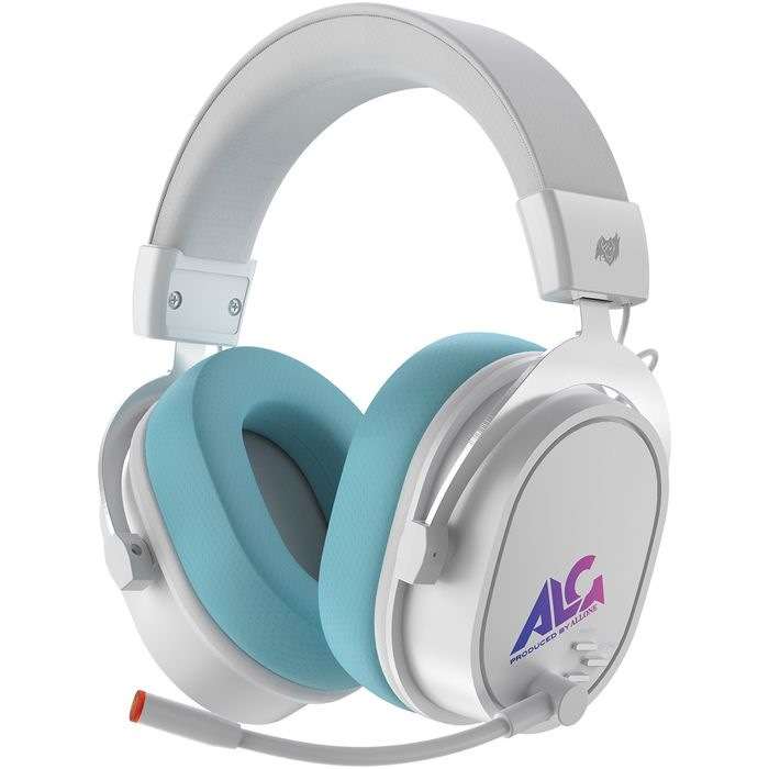 【沖縄・離島配送不可】7.1ch ワイヤレスゲーミングヘッドセット USB Bluetooth ゲーム用 マイク ホワイト アローン ALG-GMWHS7WH