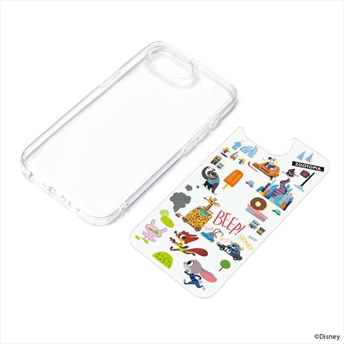 iPhone 16e ケース カバー クリアハイブリッドケース ズートピア 6.1inch 1眼カメ...