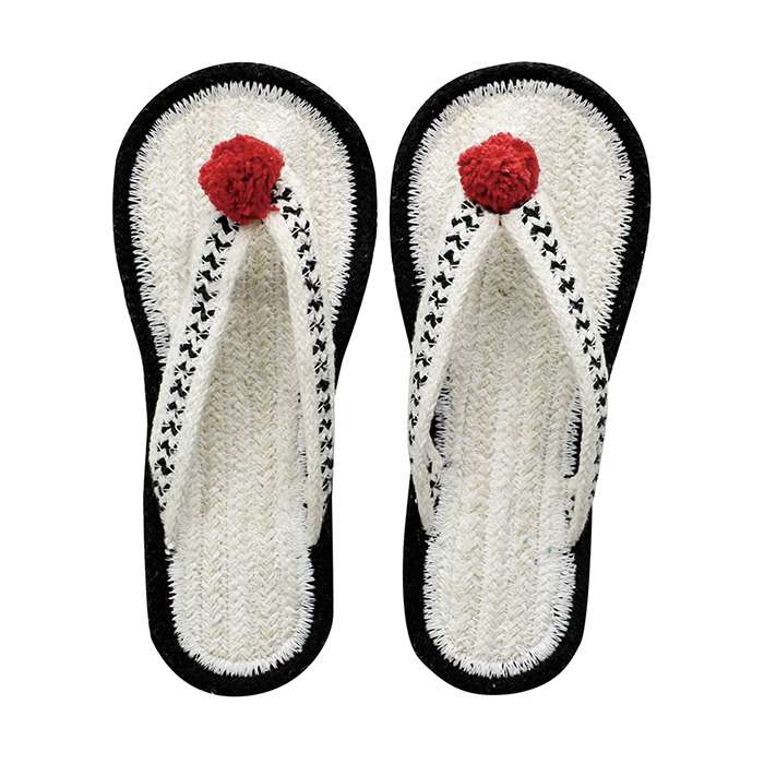 コットンサンダル おにぎり Mサイズ 23cm～25cm ルーム用サンダル 現代百貨 A693