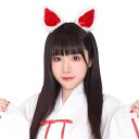 けもみみピン 白きつね キツネ 狐 動物 ピン アクセ コスプレ グッズ 仮装 変装 小道具 クリアストーン 4560320872849