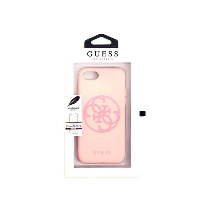 Rakuten - GUESS（ゲス）iPhone SE(第3世代)/(第2世代)用 シリコン 背面ケース [iPhone8/7にも対応] GUESS GUHCI8LS4GLP