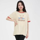サーファー ポチャッコ リンガーTシャツ (BE) M〜Lサイズ レディースサイズ サザック SAN-1943ML_BE