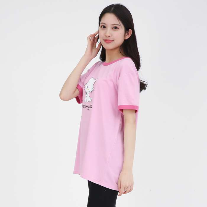 チャーミーキティ リンガーTシャツ （PK） M～Lサイズ レディースサイズ サザック ...