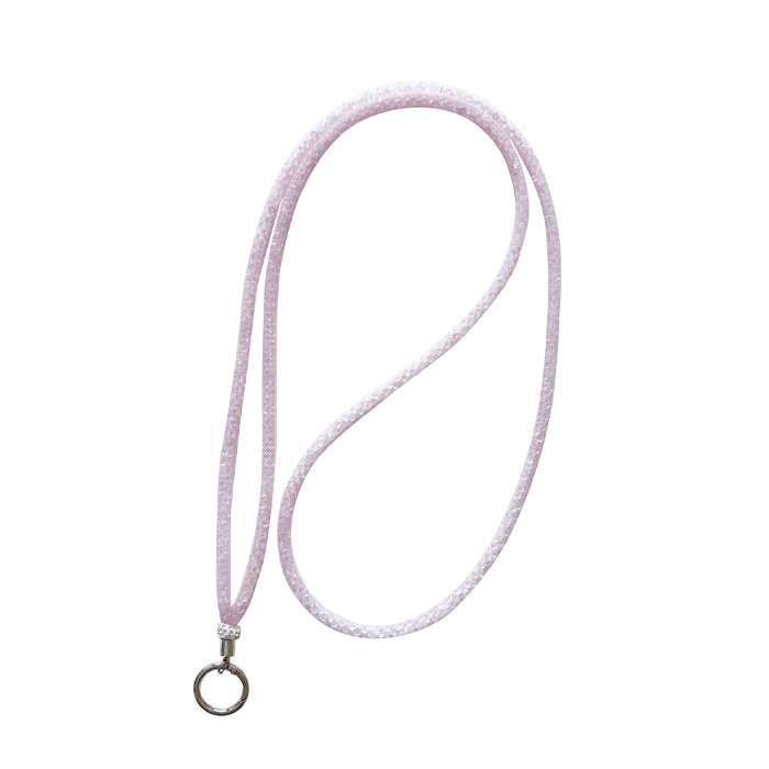 【即日出荷】ラインストーンinショルダーストラップ ライトピンク スマートフォンストラップ ショルダー 肩掛け ロングストラップ サンクレスト iSB-RS03