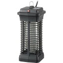 電撃殺虫器(本体0.6kg/4.5W/屋内専用/電源スイッチ付/吊り下げ用チェーン付/ブラック) OHM OBK-GH106W