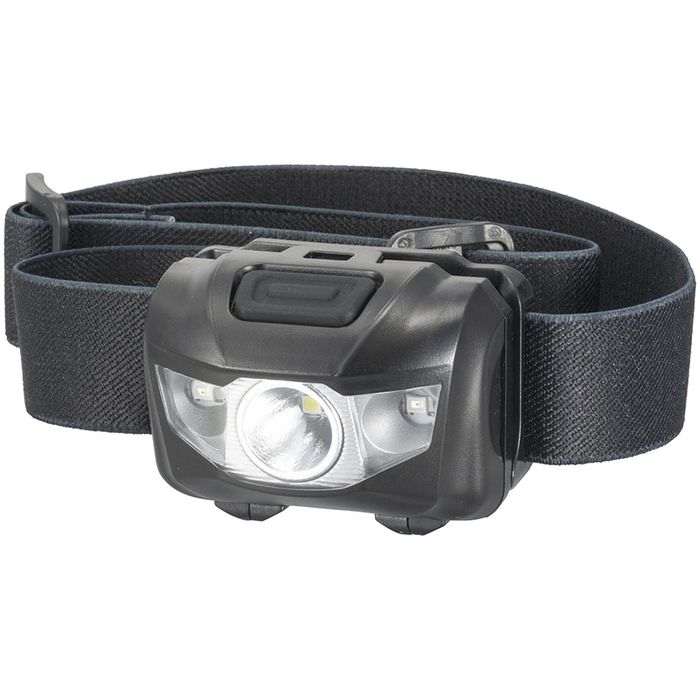 LEDヘッドライト ワレッドWL110R（点灯モード4種類/110 lm[HIGH]/連続使用8時間[HIGH]/保護等級IPX4/単4形×3本使用） OHM LH-WL110R-K