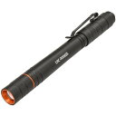 LEDペンライトL(スライドフォーカス機能/調光モード3種類/白色LED/High300 lm/連続使用Low8.5時間/保護等級IPX4/USB充電式/シルバ...