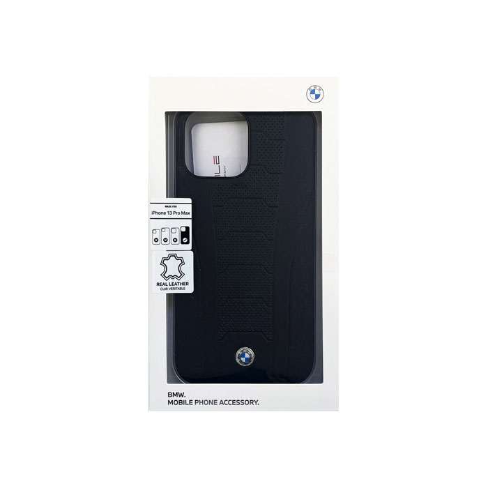 樂天商城 - BMW iPhone 13 Pro Max用 牛革 背面ケース エアージェイ BMHCP13XRPSLK