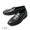 GOLD BIT LOAFERS/ Lサイズ /ブラック メンズシューズ ローファー 男性用 靴 シューズ 紳士靴 glabella glbt-322-L-BK