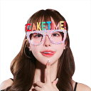 ハピバ サングラス カラースプレー UNISEX 男女兼用 コスプレグッズ 小物 誕生日 バースデー 仮装 クリアストーン 4560320914037