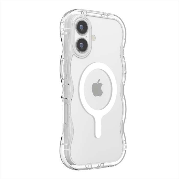 iPhone 17 対応 MagSafe対応 ウェーブケース クリア PGA PG-25AMW01CL