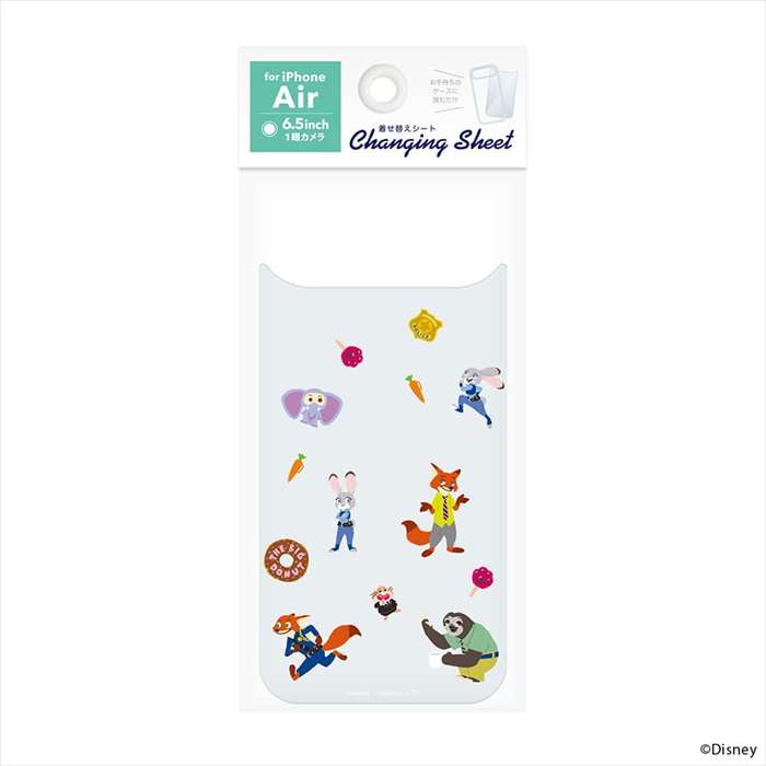 iPhone Air用 着せ替えシート ズートピア/B PGA PG-DSH25C07ZTP