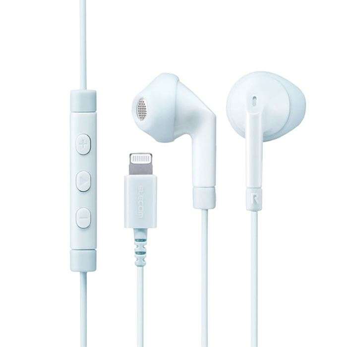 【代引不可】Lightning ヘッドホンマイク 1.2m セミオープン型 FAST MUSIC(TM) iPhone/iPad/iPod ブル..