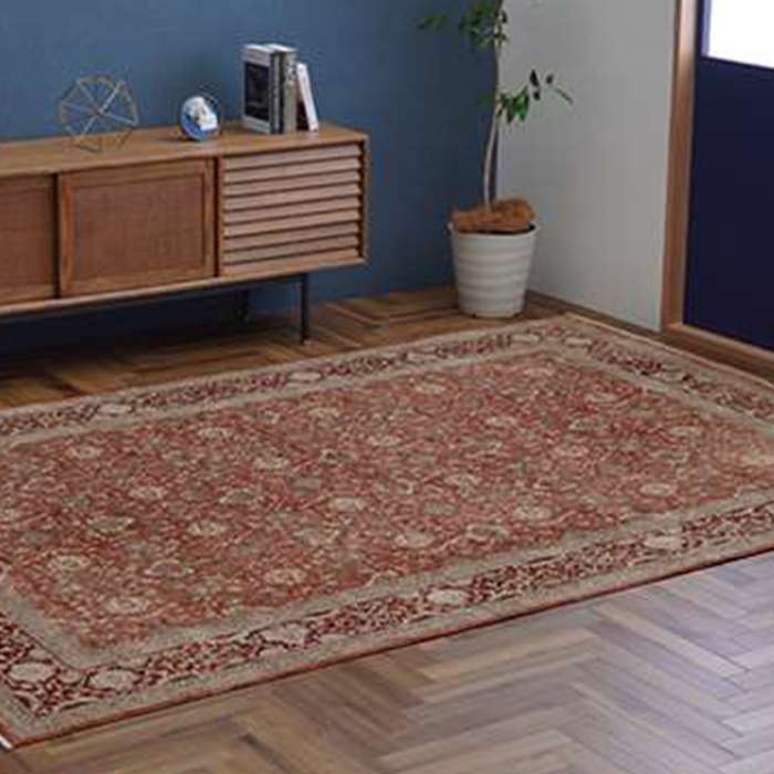 乐天商城 - 【沖縄・離島配送不可】【代引不可】カーペット 約240×330cm デザインラグ ウィルトンカーペット クラシック柄 高級ラグ IKEHIKO 1321700280901