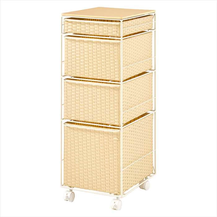 【北海道・沖縄・離島配送不可】【代引不可】ランドリーチェスト ナチュラル HAGIHARA RAN-2465NA