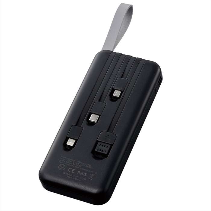 SEARCH WORD：ソーラーチャージャー モバイルバッテリー 急速充電 防災バッテリー 太陽光充電器 3in1ケーブル付き Lightning Type-C microUSB スマホ 4台同時充電 アウトドア 防災 防災用品 防災グッズ 防災備蓄 災害 非常用 緊急時 地震 地震対策 津波 避難生活 停電対策商品概要：2A出力の急速充電に対応したモバイルバッテリーです。最大4台同時に充電でき、災害時やアウトドアでも電源を確保可能。出力ケーブルとして、Lightning・USB Type-C・MicroUSBが1本ずつ内蔵されており、使わないときは収納して邪魔になりません。太陽光で充電できるため、非常時の備えとしてもおすすめのモバイルバッテリーです。【商品スペック】容量：10,000mAh ／ 入力・出力：DC5V/2A ／ 対応端子：USB Type-C・Lightning・microUSB・USB Type-A ／ 満充電時間：ケーブル充電 約6?8時間 ／ ソーラー充電 約50?62時間（※天候・光の強さにより変動） ／ 満充電時稼働時間：約4?5時間 ／ 電池種類：リチウムイオンポリマー電池（Li-Po） ／ 認証：PSE取得商品仕様：■メーカー：ニード■JANコード：4560331996145■商品名：3in1ケーブルソーラーチャージャー 防災グッズ 防災 非常時 緊急時 ■型番：35754■商品サイズ（約）：68×150×22mm■セット内容：本体のみ■1個重量（g）（約）：245■材質：ABS■1個梱包形態：箱入り■販売単位：個■本体色：ブラック■製造国：中国■備考：掲載画像はイメージです。画像の色味、色の濃淡、質感などは画像と現物で異なる場合がございます。※商品概要、仕様、サービス内容及び企業情報などは商品発表時点のものです。※最新の情報に関しましては、メーカーサイトをご覧ください。※発売前予約商品についてはメーカーの商品製造数により納期が遅れる場合やご注文キャンセルをお願いする場合がございます。