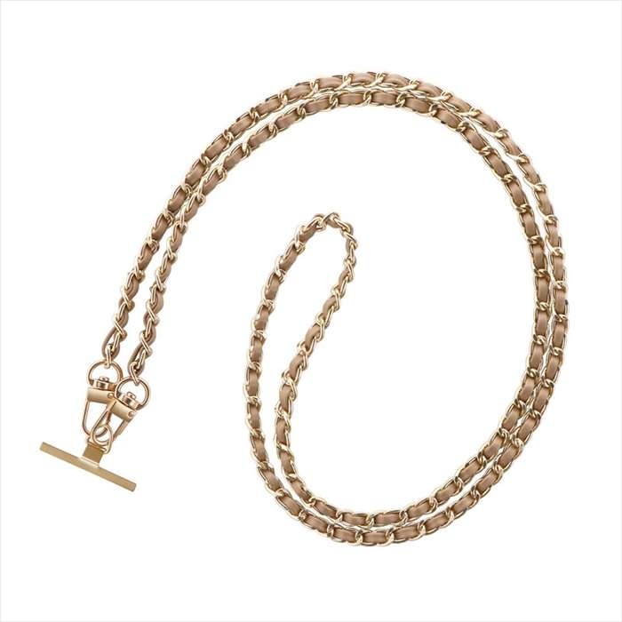 スマートフォン（汎用） ショルダーストラップ「SHOULTY MULTI STRAP」Chain ベージュ LEPLUS NEXT LN-SS23BG