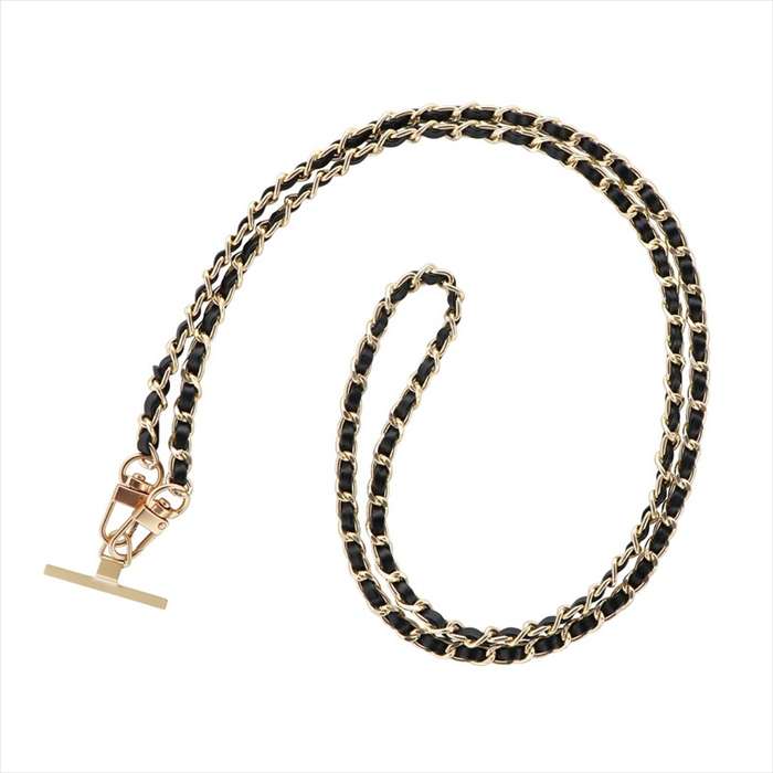 樂天商城 - スマートフォン（汎用） ショルダーストラップ「SHOULTY MULTI STRAP」Chain ブラック LEPLUS NEXT LN-SS23BK