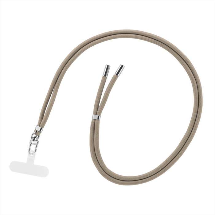 スマートフォン（汎用） ショルダーストラップ「SHOULTY MULTI STRAP」丸紐タイプ グレージュ LEPLUS NEXT LN-SS24GG