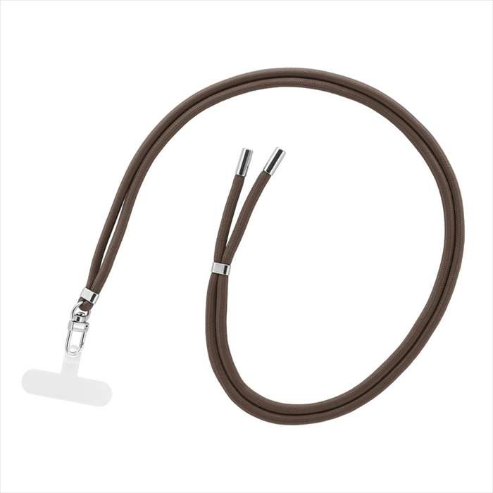 スマートフォン（汎用） ショルダーストラップ「SHOULTY MULTI STRAP」丸紐タイプ ブラウン LEPLUS NEXT LN-SS24BR