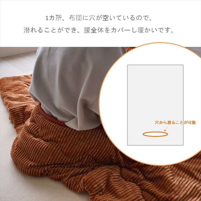 【代引不可】こたつ薄掛布団 薄掛 グランド薄掛 GY 190×240cm グレー インテリア 新生活 IKEHIKO 1181640130211 [3]