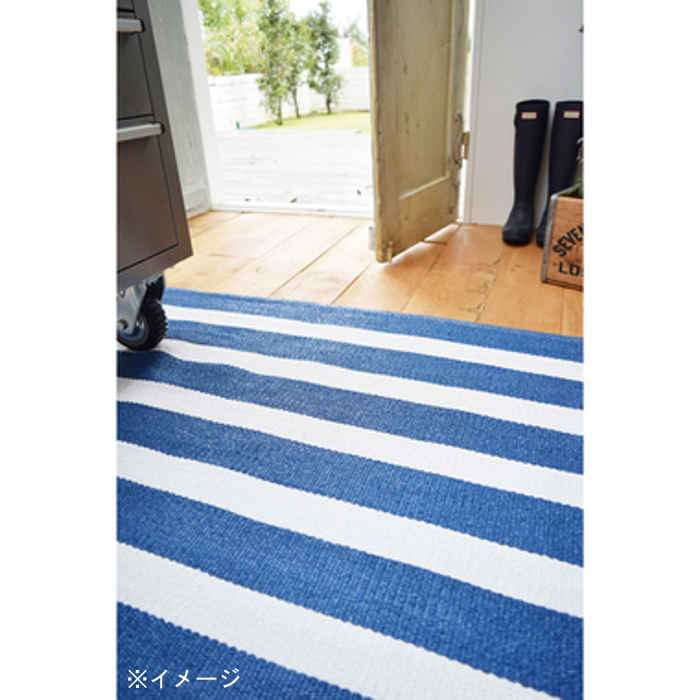 【北海道・沖縄・離島配送不可】【代引不可】ラグ PVC 130×190cm ブルー マット シ...