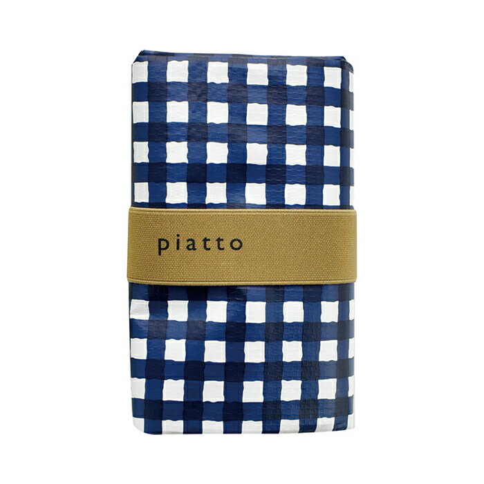 樂天商城 - piatto レジャーシート ギンガムチェック NAVY 150x90cm 2～3人用 敷物 レジャー シート アウトドア ビーチ 遠足 piatto A560NV