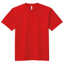 DXドライTシャツ S レッド 010 半袖 メッシュ Tシャツ 大人サイズ 男女兼用 普段着 運動 ダンス アーテック 38478