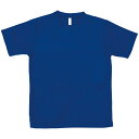 ATドライTシャツ ブルー Lサイズ Tシャツ 半袖Tシャツ 普段着 ファッション 運動 スポーツ ユニフォーム アーテック 38380(4)