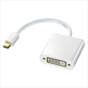 【代引不可】Mini DisplayPort DVI変換アダプタ ACTIVEタイプ ミニDisplayPortオス-DVIメス 変換アダプタケーブル サンワサプライ AD-MDPDVA01(2)