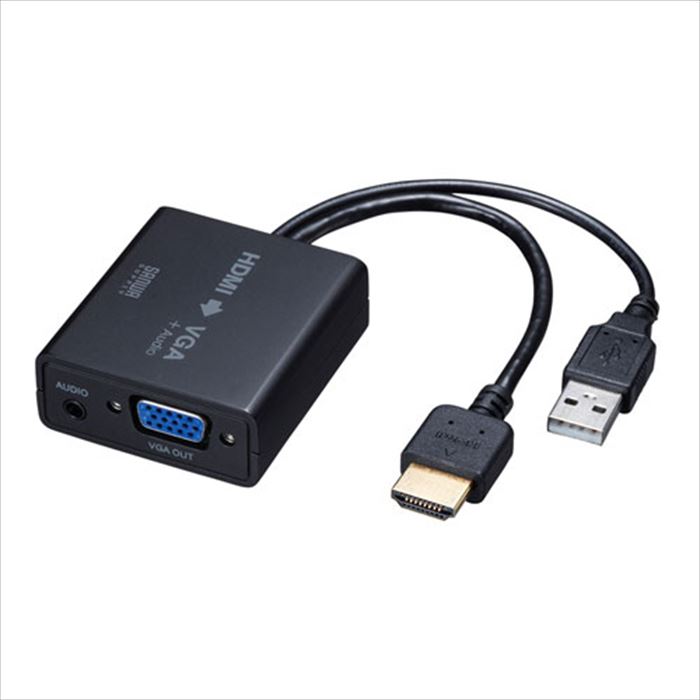 ԲġHDMI VGAѴС ֥η ѴС USBХѥ HDCPб 掠ץ饤 VGA-CVHD6