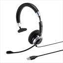 【沖縄・離島配送不可】【代引不可】USBヘッドセット ノイズキャンセリングマイク付き Skype ZOOM ネット通話 テレワーク サンワサプライ MM-HSU...