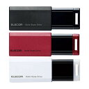 【沖縄・離島配送不可】【代引不可】外付け ポータブルSSD 1TB 超小型 USB3.2(Gen1)対応 高速データ転送 片手でワンプッシュ ラクラク接続 エレコム ESD-EPK1000G(2)