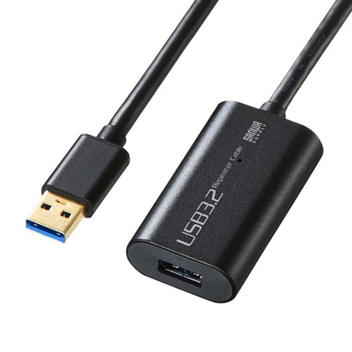 ������Բġ�USB3.2 Gen1 ��Ĺ�� ��ԡ����������֥� ���󥰥����� 5m USB��Ĺ�����֥� Ķ��®�ǡ���ž�� AC�����ץ���° ����掠�ץ饤 KB-USB-R305