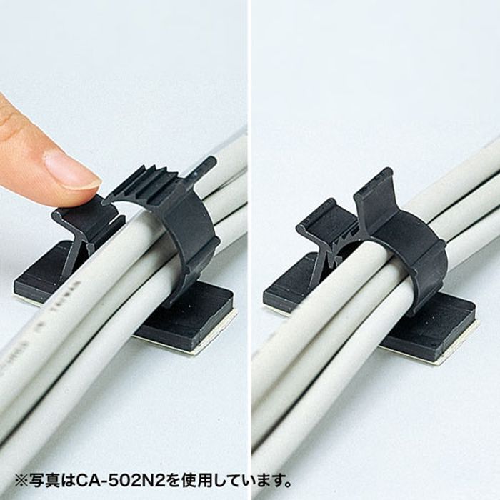 【代引不可】ケーブルクランプ 小 6個入 配線 整理 ケーブルアクセサリ コンパクト...