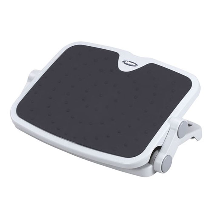 【代引不可】エルゴノミクスフットレスト 足置き台 足を快適サポート 正しい姿勢保持 脚の疲れ軽減 デスクワーク ストレッチ ライトグレー サンワサプライ MR-FR1N