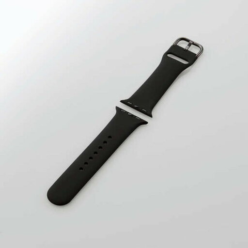 【代引不可】Apple Watch 41/40/38mm シリコンバンド 耐衝撃 アップルウォッチバンド 柔らかい装着感 シンプル おしゃれ ブラック エレコム AW-41BDSCBK 【代引不可】Apple Watch 41/40/38mm シリコンバンド 耐衝撃 アップルウォッチバンド 柔らかい装着感 シンプル おしゃれ ブラック エレコム AW-41BDSCBK