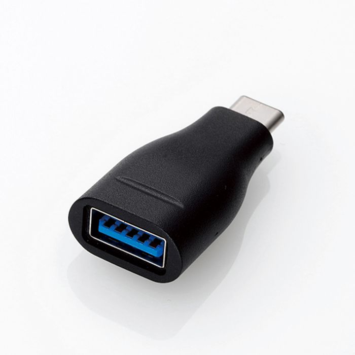 【代引不可】スマートフォン用USB変換アダプタ USB(Aメス)-USB(Cオス) ブラック エレコム MPA-AFCMADBK
