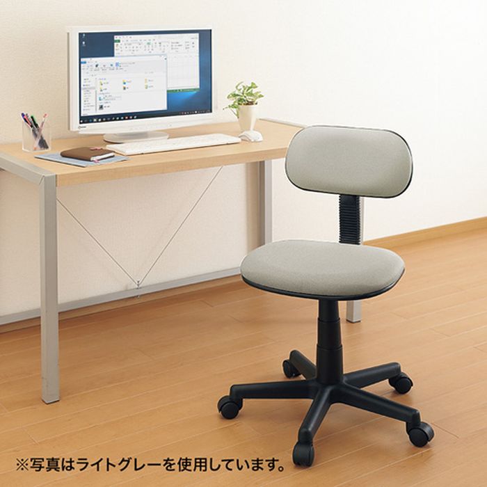 【代引不可】OAチェア ブルー スタンダードでリーズナブルなオフィスチェア サンワサプライ SNC-A1BL