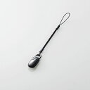 【代引不可】高い耐久性を実現した強化スパイラルを採用 金属クリップでしっかり挟まるクリップストラップ ブラック (ストラップの長さ(最大):約300mm) エレ...
