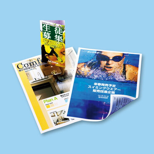 【代引不可】企画書や小部数のカタログに最適 落ち着いた自然な光沢感のカラーレーザー専用紙 A4サイズ 0.175mm 100シート 厚手 サンワサプライ LBP-KCAGNA4N-100