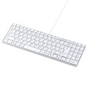 【代引不可】無駄を省いた薄型&コンパクトキーボード テンキー付き ホワ...(2)