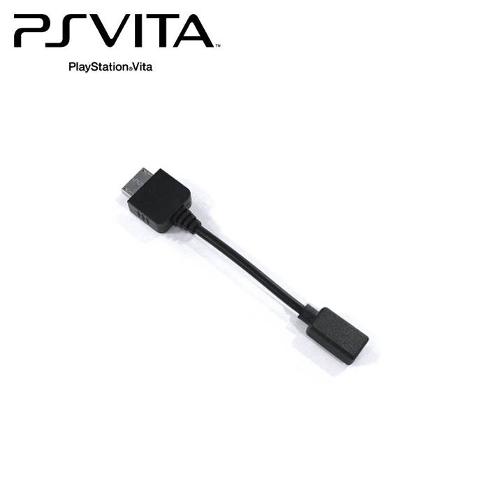 【即日出荷】PlayStationVita PCH-1000 PSVITA 変換コネクタケーブル スマホの充電器でPSVITA を充電できる変換コネクタケーブル アローン ALG-PVHCBK