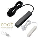【代引不可】デザインタップ 使いやすさにもこだわった魅せるデザインタップ root ルオット 2ピン 4個口 2.5m エレコム AVT-D3-2425