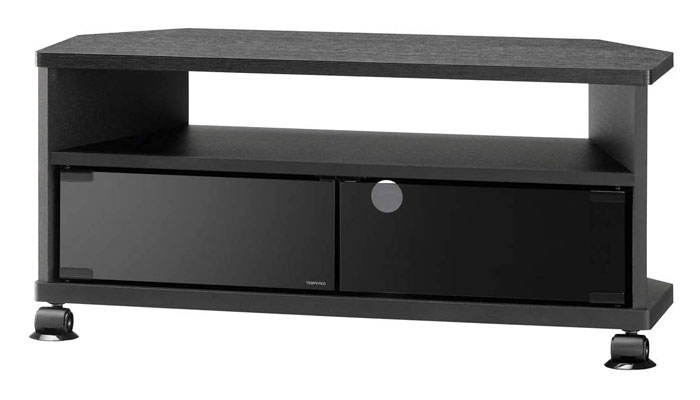 テレビ台 ～32V型対応 KAD series ハーフオープン ブラック 木目 テレビラック TV台 TVラック AVラック Swing AS-KAD740-B [2]