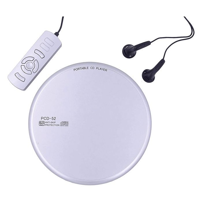ポータブルCDプレーヤー シンプル 簡単 音飛び防止機能 重低音機能 オートパワーオフ リモコン ステレ..